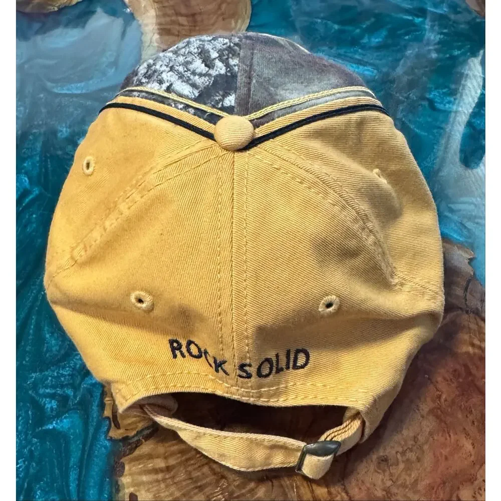 Chevy Rock Solid Paramount Outdoors Yellow Camo Adjustable Strapback Hat